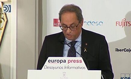 Torra amenaza en Madrid: "no aceptaremos la sentencia y actuaremos en consecuencia"