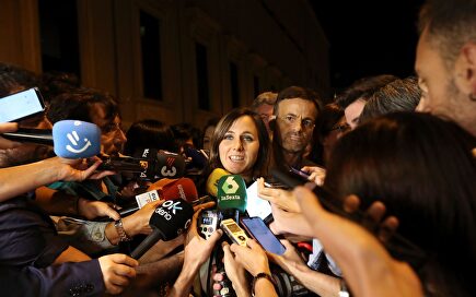 Ione Belarra expresa la preocupación de Podemos tras la reunión con el PSOE |  EFE