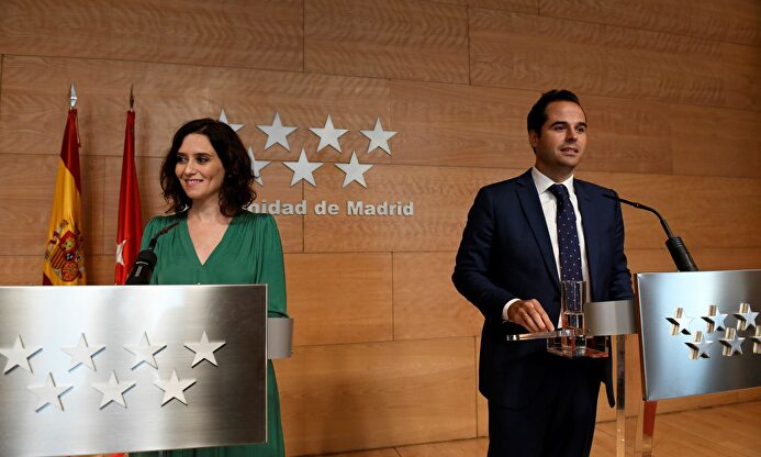 Ayuso y Aguado. | EFE