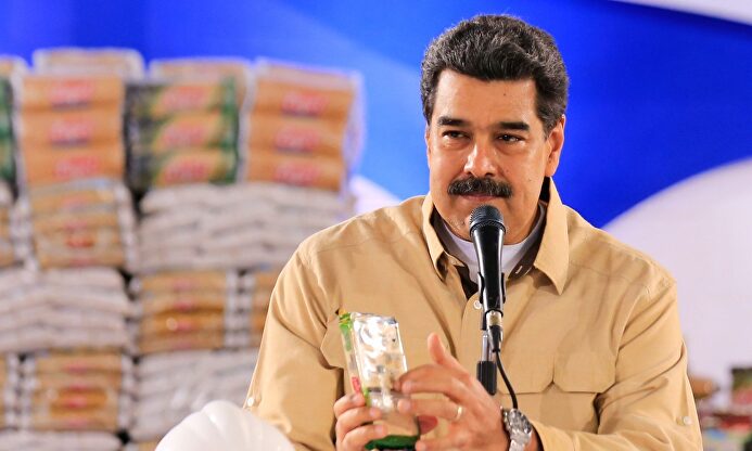 Maduro, durante su anuncio de este miércoles. |  EFE