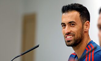 Sergio Busquets en rueda de prensa | Europa Press
