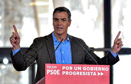 Pedro Sánchez, en un acto del PSOE en Toledo |  EFE