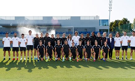 Foto  de la plantilla del equipo madrileño |  CD Tacón