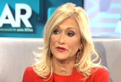 Cristina Cifuentes en el plató de Telecinco |  Imagen TV