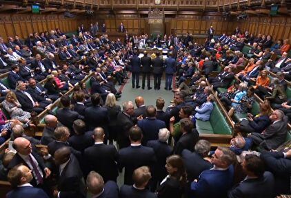 Nueva votación del Parlamento británico. |  EFE