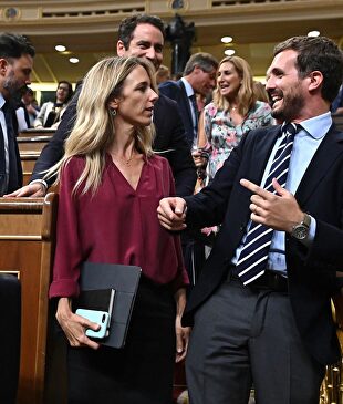 Pablo Casado, con Cayetana Álvarez de Toledo |  EFE
