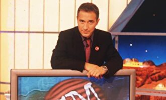 Javier Sardá en el plató de Crónicas Marcianas. |  Mediaset