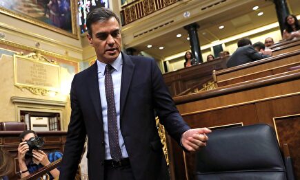 Pedro Sánchez, en el Congreso |  EFE