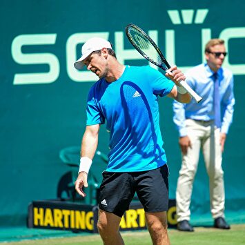 Mischa Zverev en pista. |  Cordon Press