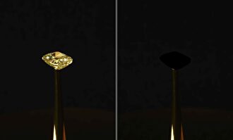 El diamante tapado con la capa supernegra |  R. Capanna, A. Berlato y A. Pinato