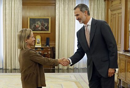 Ana Oramas, recibida por el Rey en Zarzuela |  EFE