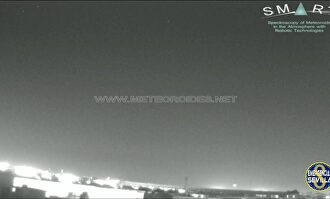 Una gran bola de fuego surca el cielo de Sevilla