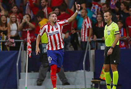 Héctor Herrera en el Atlético de Madrid. | EFE
