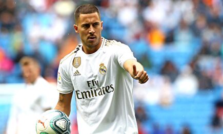 Hazard, con la camiseta del Real Madrid. |  EFE