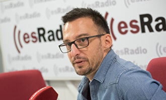 Amenábar en esRadio. |  David Alonso Rincón