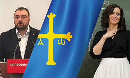 Adrián Barbón e Isabel Díaz Ayuso |  LD