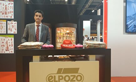 Miguel Ángel, jefe de ventas de El Pozo en la Feria de la Carne, Meat Atracction 2019, Ifema (Madrid) |  Libertad Digital