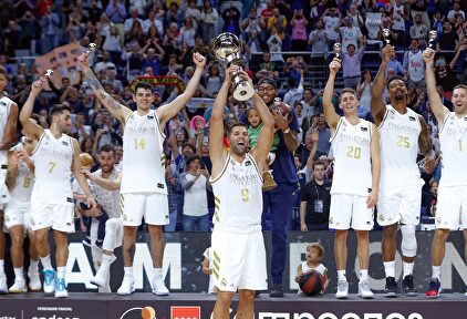 El Real Madrid, campeón de la Supercopa Endesa. |  EFE