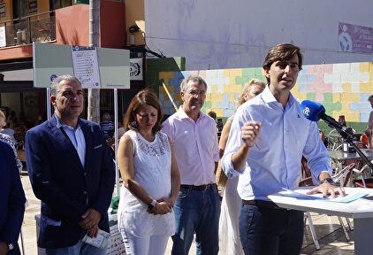 El vicesecretario de Comunicación del PP, Pablo Montesinos, en Benalmádena (Málaga). |  Europa Press