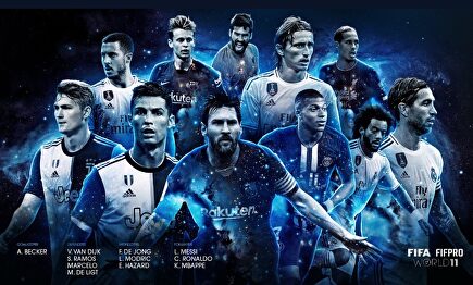 El once ideal de la FIFA, con cuatro jugadores del Madrid y dos del Barça. |  FIFA