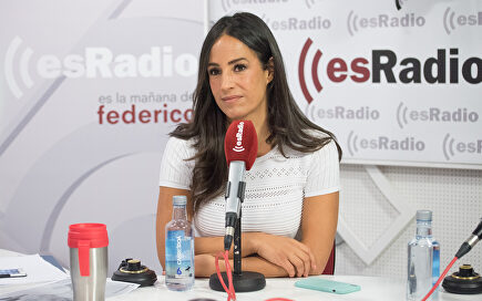 Begoña Villacís, durante la entrevista. |  David Alonso Rincón