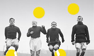 Detalle de la portada 'Cómo llegamos a la final de Wembley' |  Tusquets