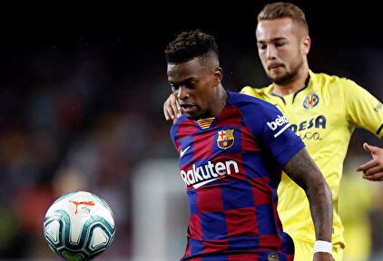 Nelson Semedo, en un partido con el Barcelona ante el Villarreal. | EFE
