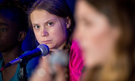 La joven sueca Greta Thunberg. |  EFE