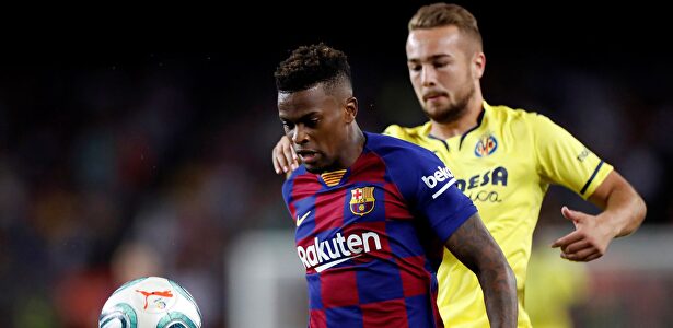 Nelson Semedo, en un partido con el Barcelona ante el Villarreal. | EFE