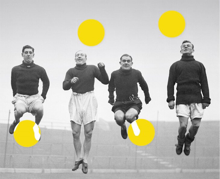 Detalle de la portada 'Cómo llegamos a la final de Wembley' |  Tusquets