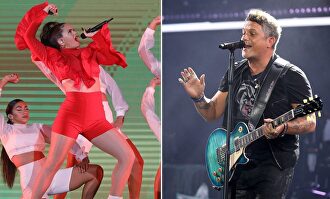 Alejandro Sanz y Rosalía, cantantes de moda |  LD