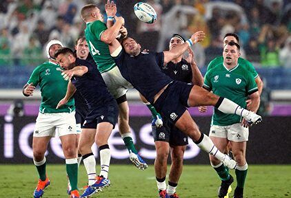 Imagen del partido entre los All Blacks y Sudáfrica. |  EFE