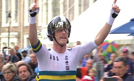 Rohan Dennis vuelve a destrozar el crono en el Mundial |  Captura de TV