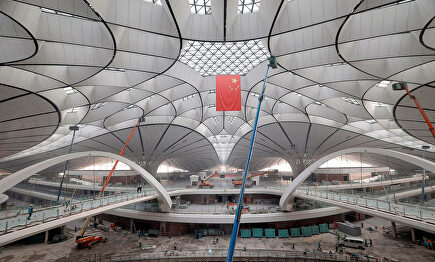 El gigantesco e impresionante nuevo aeropuerto de Pekín