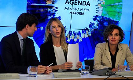Montesinos, Álvarez de Toledo y Monserrat, durante durante la reunión del Comité Ejecutivo Nacional del PP. |  EFE