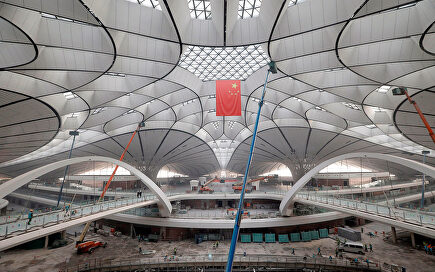 El gigantesco e impresionante nuevo aeropuerto de Pekín