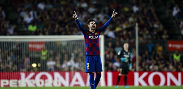 Piqué en el Camp Nou. |  Cordon Press