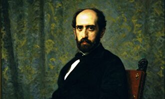 Nicolás Salmerón, por Federico Madrazo. |  Wikipedia