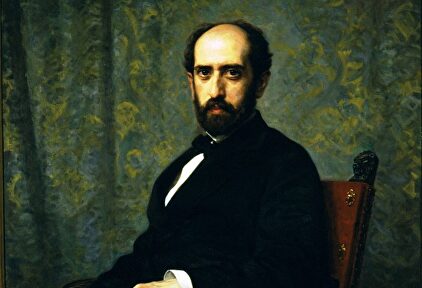 Nicolás Salmerón, por Federico Madrazo. |  Wikipedia