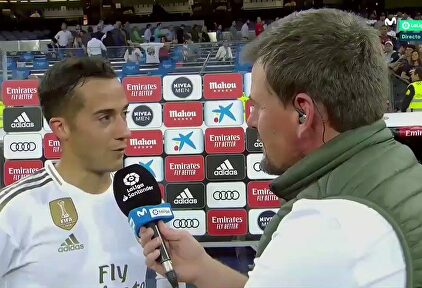 ¿Humilla el periodista de Movistar a Lucas Vázquez en pleno directo?