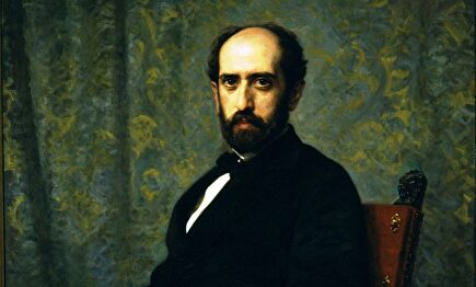 Nicolás Salmerón, por Federico Madrazo. |  Wikipedia
