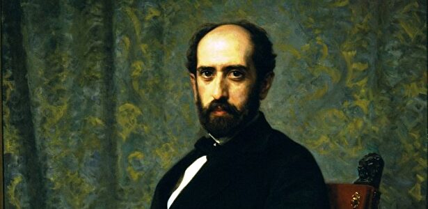 Nicolás Salmerón, por Federico Madrazo. |  Wikipedia