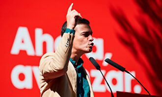 Pedro Sánchez, en un acto |  EFE