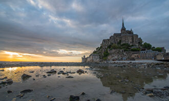 El Mont-Saint-Michel, al atardecer. |  C.Jordá