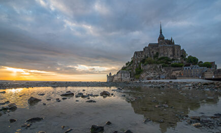 El Mont-Saint-Michel, al atardecer. |  C.Jordá