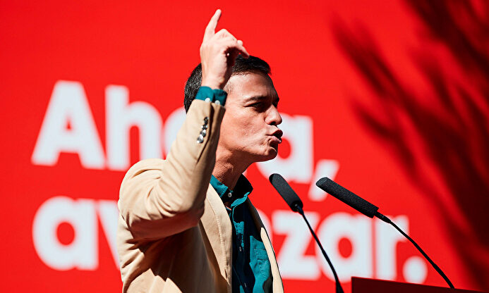 Pedro Sánchez, en un acto |  EFE