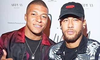 Mbappé y Neymar. |  Twitter