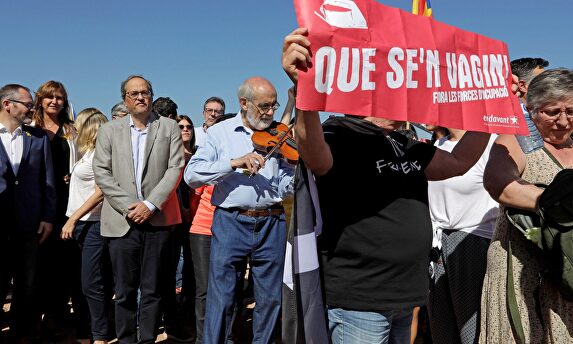 Torra frente a Lledoners |  EFE