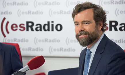 Iván Espinosa de los Monteros en una de sus últimas visitas a esRadio | David Alonso Rincón