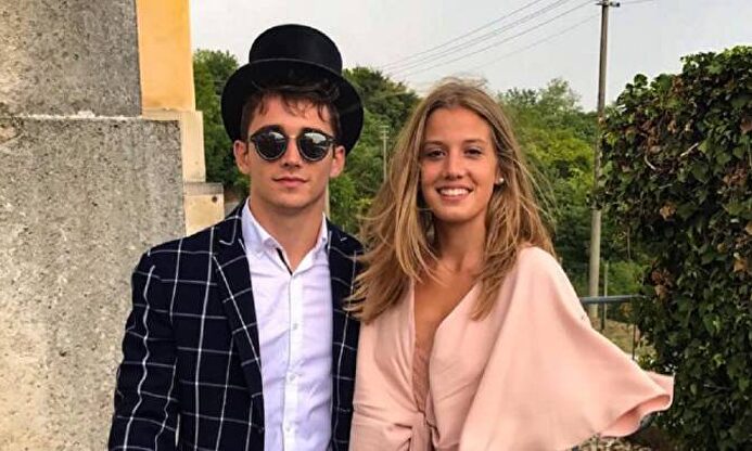 Charles Leclerc y Giada Gianni. |  Instagram
